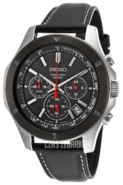 Seiko Czarny/Skóra Ø44 mm SSB111P2