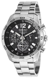 Seiko Czarny/Stal Ø40 mm SSB125P1