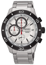Seiko Chronograph Srebrny/Stal Ø45 mm SSB189P1