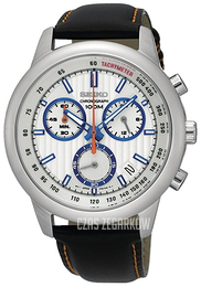 Seiko Chronograph Srebrny/Skóra Ø42.3 mm SSB209P1