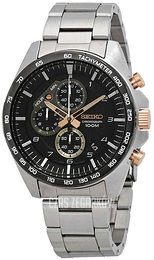 Seiko Motorsport Czarny/Stal Ø42 mm SSB323P1