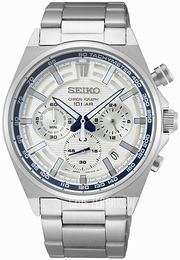 Seiko Sport Srebrny/Stal Ø41 mm SSB395P1