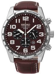 Seiko Brązowy/Skóra Ø45 mm SSC227