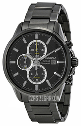 Seiko Chronograph Czarny/Stal Ø43 mm SSC257