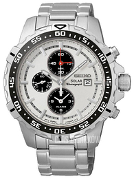 Seiko Chronograph Srebrny/Stal Ø42 mm SSC297P1