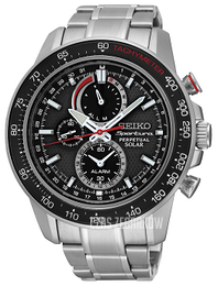 Seiko Sportura Czarny/Stal Ø45 mm SSC357P1