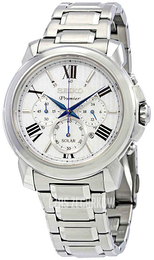 Seiko Premier Srebrny/Stal Ø43.4 mm SSC595P1