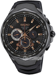 Seiko Coutura Czarny/Guma Ø44 mm SSC811P9