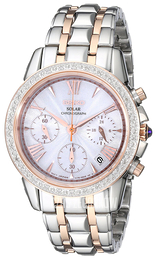 Seiko Le Grand Sport Biały/Stal w kolorze różowego złota Ø35.5 mm SSC880