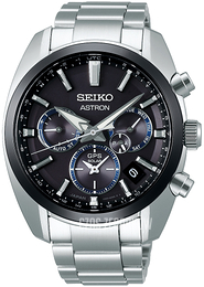Seiko Astron Czarny/Stal Ø42.7 mm SSH053J1