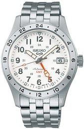 Seiko 5 Biały/Stal Ø39.4 mm SSK059K1