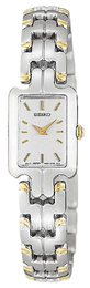 Seiko Dress Ladies Biały/Stal w odcieniu złota SUJ049
