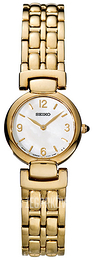 Seiko Biały/Stal w odcieniu złota Ø27 mm SUJ712