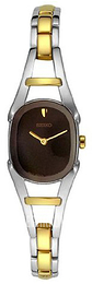 Seiko Dress Ladies Czarny/Stal w odcieniu złota SUJA04