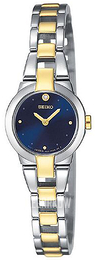 Seiko Dress Ladies Niebieski/Stal w odcieniu złota Ø20 mm SUJA76