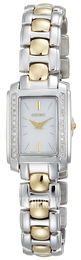 Seiko Dress Ladies Srebrny/Stal w odcieniu złota SUJF41