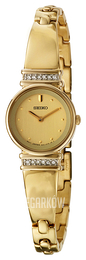 Seiko Dress Ladies Żółte złoto/Stal w odcieniu złota Ø20 mm SUJG34
