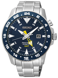 Seiko Niebieski/Stal Ø44.5 mm SUN017P1