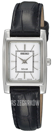Seiko Biały/Skóra Ø23 mm SUP077P2