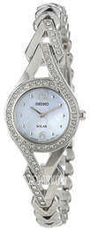 Seiko Dress Ladies Biały/Stal Ø22 mm SUP173