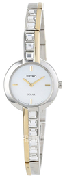 Seiko Dress Ladies Biały/Stal Ø15 mm SUP192