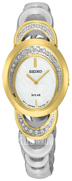 Seiko Solar Biały/Stal Ø23 mm SUP296P1
