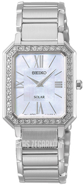 Seiko Solar Biały/Stal SUP427P1