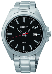 Seiko Dress Czarny/Stal Ø42 mm SUR061