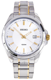 Seiko Dress Srebrny/Stal w odcieniu złota Ø42 mm SUR063