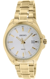 Seiko Dress Srebrny/Stal w odcieniu złota Ø42 mm SUR064
