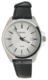 Seiko Dress Srebrny/Skóra Ø42 mm SUR065