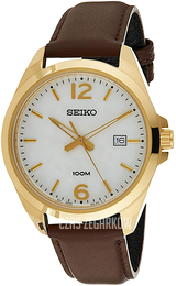 Seiko Discover More Biały/Skóra Ø42 mm SUR216P1