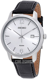 Seiko Classic Srebrny/Skóra Ø41 mm SUR265P1