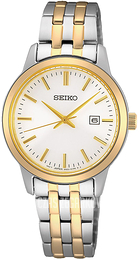 Seiko Classic Srebrny/Stal w odcieniu złota Ø30 mm SUR410P1