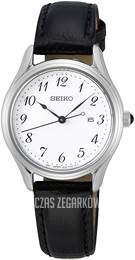 Seiko Biały/Skóra Ø29 mm SUR639P1