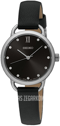 Seiko Classic Czarny/Skóra Ø27 mm SUR699P1