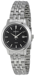 Seiko Dress Ladies Czarny/Stal Ø28 mm SUR829P1