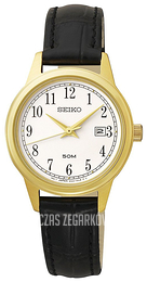 Seiko Dress Biały/Skóra Ø28 mm SUR844