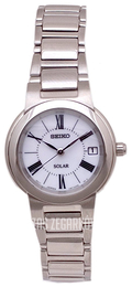 Seiko Dress Ladies Biały/Stal Ø28 mm SUT033
