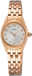 Seiko Essentials Srebrny/Stal w kolorze różowego złota Ø22.4 mm SWR058P1