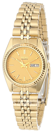 Seiko Dress Ladies Żółte złoto/Stal w odcieniu złota Ø24 mm SWZ058