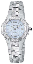 Seiko Coutura Biały/Stal Ø26 mm SXD693