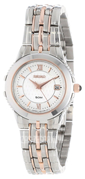 Seiko Le Grand Sport Biały/Stal w kolorze różowego złota Ø26 mm SXDB18