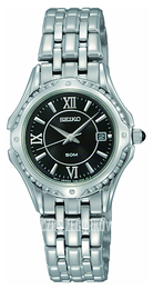 Seiko Czarny/Stal Ø27 mm SXDC97