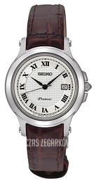 Seiko Biały/Skóra Ø28 mm SXDE01P2