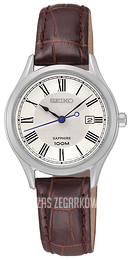 Seiko Dress Ladies Srebrny/Skóra Ø29 mm SXDG21P1