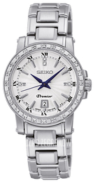 Seiko Premier Srebrny/Stal Ø28 mm SXDG57P1