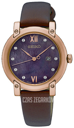 Seiko Dress Purpurowy/Skóra Ø31 mm SXDG88P1