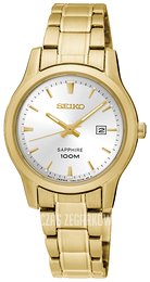 Seiko Dress Srebrny/Stal w odcieniu złota Ø29 mm SXDG92P1