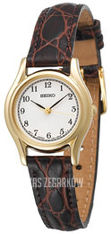 Seiko Biały/Skóra Ø24 mm SXGN38